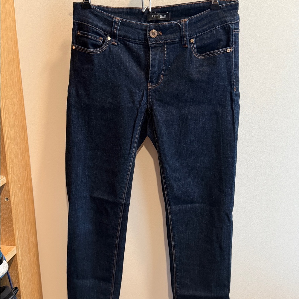 White House Black Market Dark Indigo Skinny Jeans